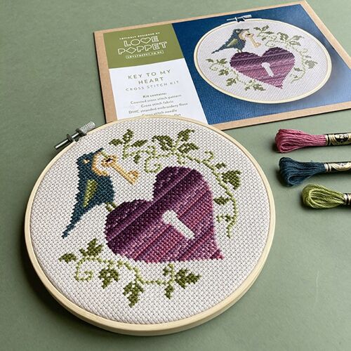 Key to my Heart - Cross Stitch Kit