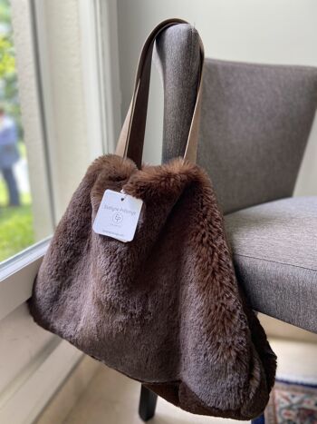 Sac Cabas en fausse fourrure luxe - Made in France 6