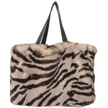 Sac Cabas en fausse fourrure luxe - Made in France 1