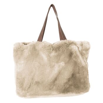 Sac Cabas en fausse fourrure luxe - Made in France 7