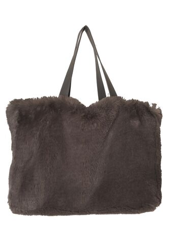 Sac Cabas en fausse fourrure luxe - Made in France 12