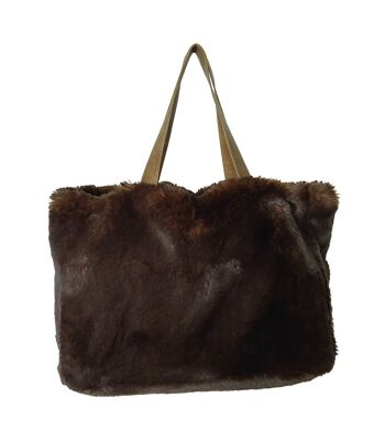 Sac Cabas en fausse fourrure luxe - Made in France 13