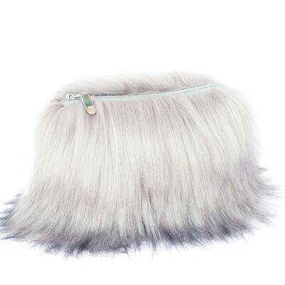 Luxury faux fur pouch - Made in France