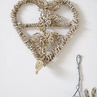 Heart bead decoration