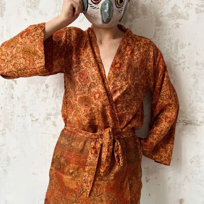 kimono court soie