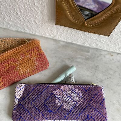 Pack de 3 estuches para lápices en Kantha