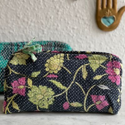 Trousse en Kantha