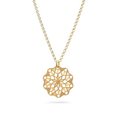 Necklace "Floretta" | gilded