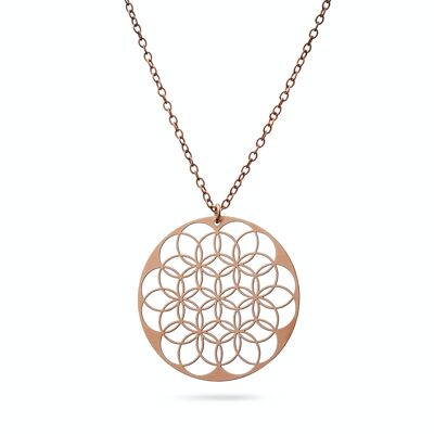 Necklace "Flower of Life" | Bronze