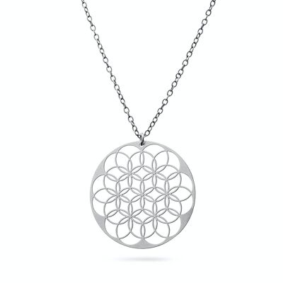 Necklace "Flower of Life" | stainless steel