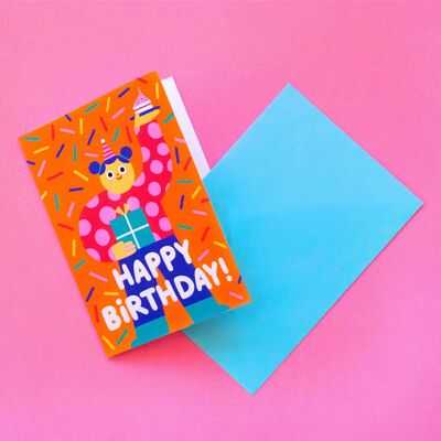 Joyeux anniversaire // Carte de voeux A6