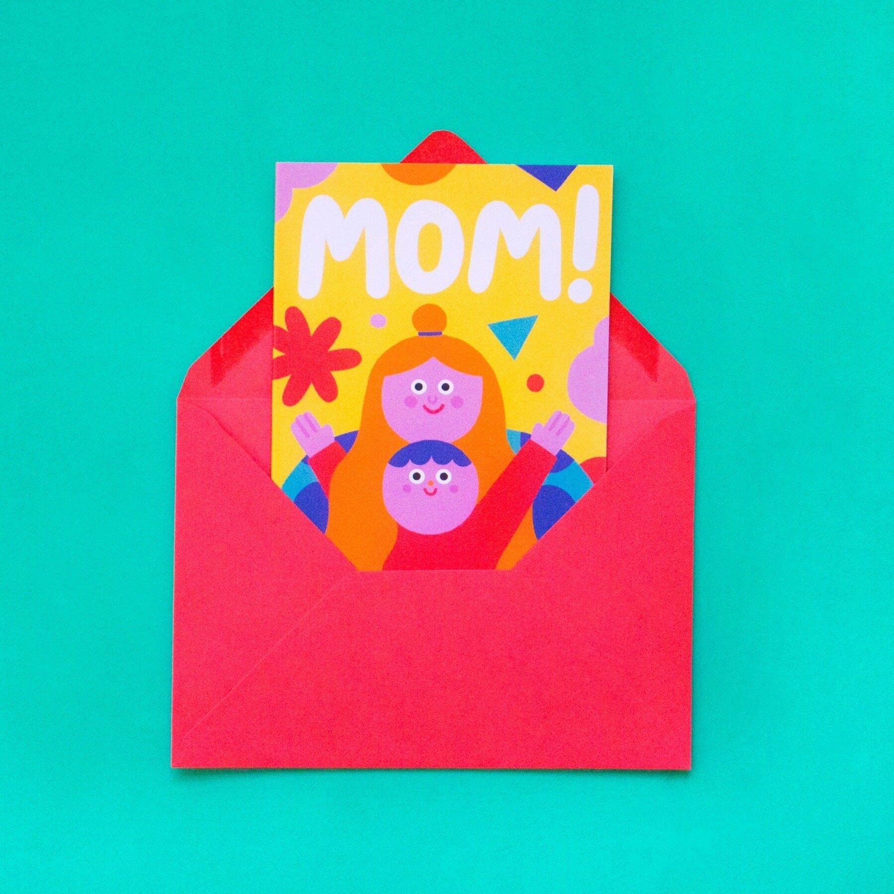 Mamma! - Festa della mamma// Biglietto d'auguri A6