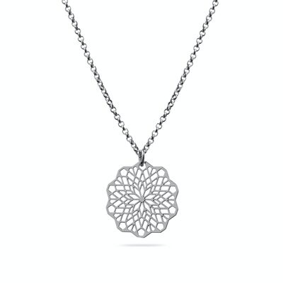 Collier "Rosette" | acier inoxydable