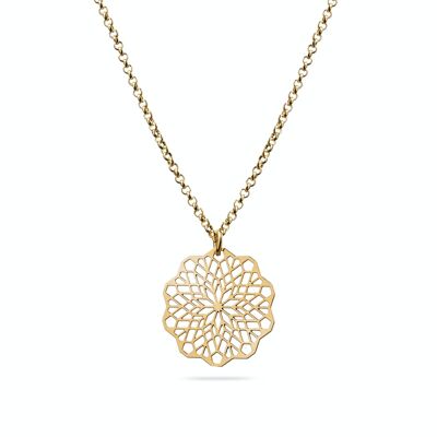 Collier "Rosette" | doré