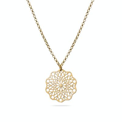 Necklace "Rosetta" | gilded