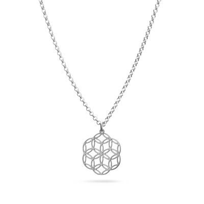 Necklace "Seed of Life" | stainless steel