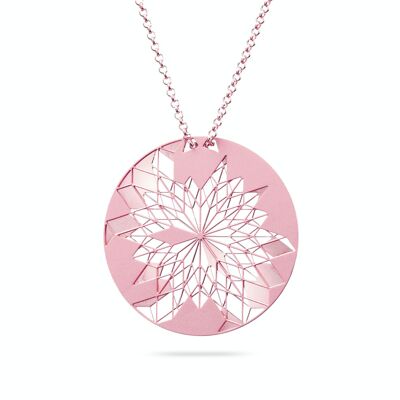 Collier "Petit attrape-rêves" | plaqué or rose