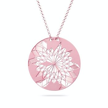 Collier "Petit attrape-rêves" | plaqué or rose 1