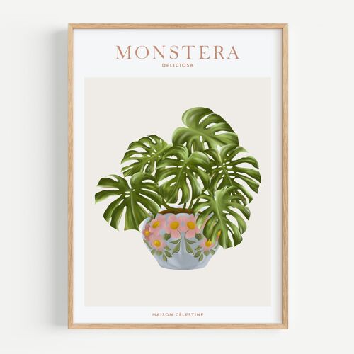 Affiche "House Plants" Monstera