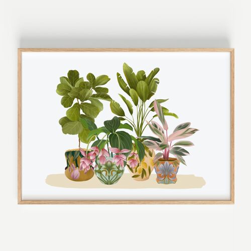 Affiche House Plants Lovers N°1