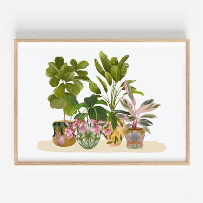 Póster House Plants Lovers N°1