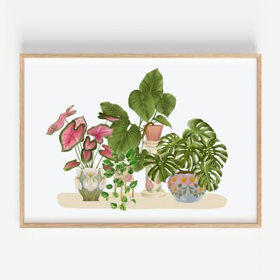 Póster House Plants Lovers N°2
