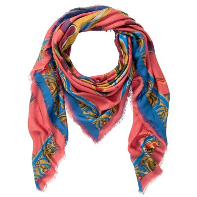 Moda cashmere scarf with a floral print