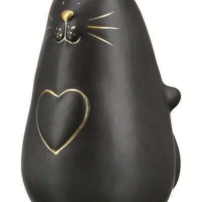 Ceramic cat "Kitty" with heart VE 6