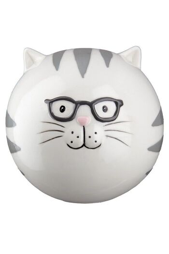 Tirelire en porcelaine chat "Brillo" VE 6 1