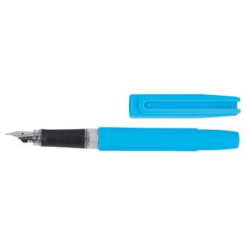 EN LIGNE Stylo Plume Bachelor Soft | stylo plume ergonomique | pour étudiants | avec cartouche d'encre combinée bleu royal 3