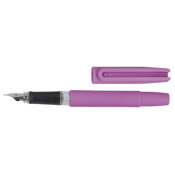 EN LIGNE Stylo Plume Bachelor Soft | stylo plume ergonomique | pour étudiants | avec cartouche d'encre combinée bleu royal 6