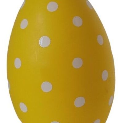 CANDLE "YELLOW POLKA DOT EGG" DIMENSION: 13cm (height) CT-056