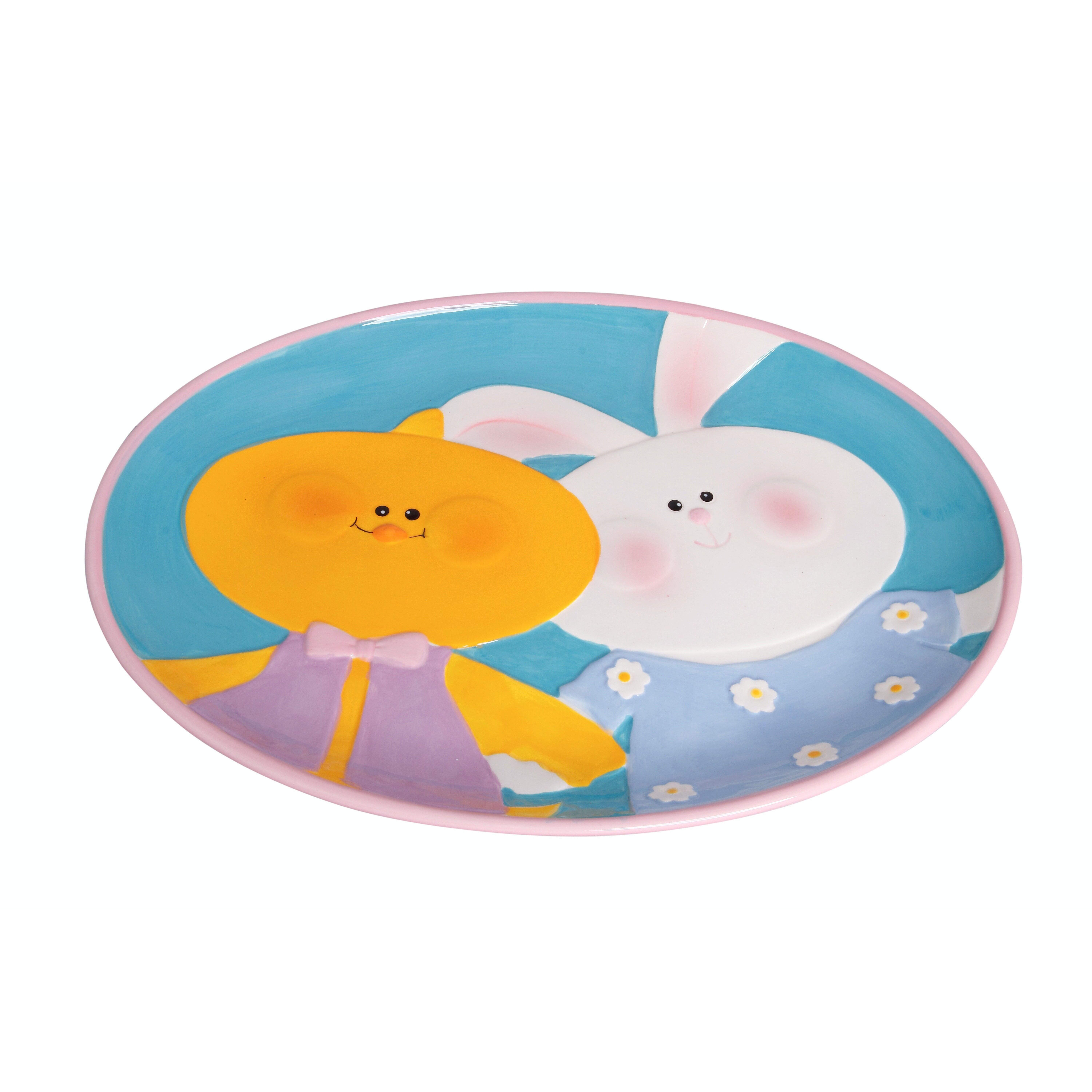 Plato decorativo de cerámica