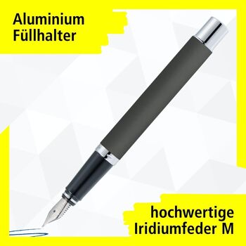 Vision de remplissage en ligne | stylo plume en aluminium | emballage cadeau 2