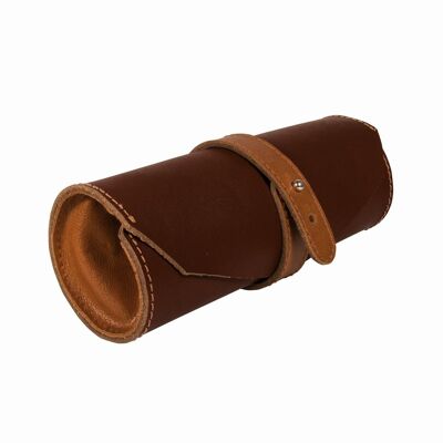 ONLINE Leather Pen Roll | genuine leather case | Artist pencil case | creative needs