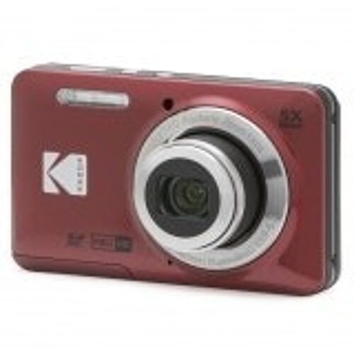 KODAK Pixpro FZ55 - Appareil Photo Numérique 16 Mégapixels, Zoom Optique 5X, Ecran LCD 2.7, Stabilisateur Optique, Full Vidéo HD 720p, ‎Lithium-ion - Rouge