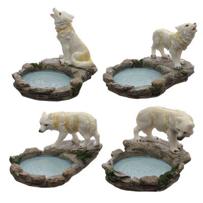 Protector of the North Forest Protector Wolf Tea Light Candle Holder