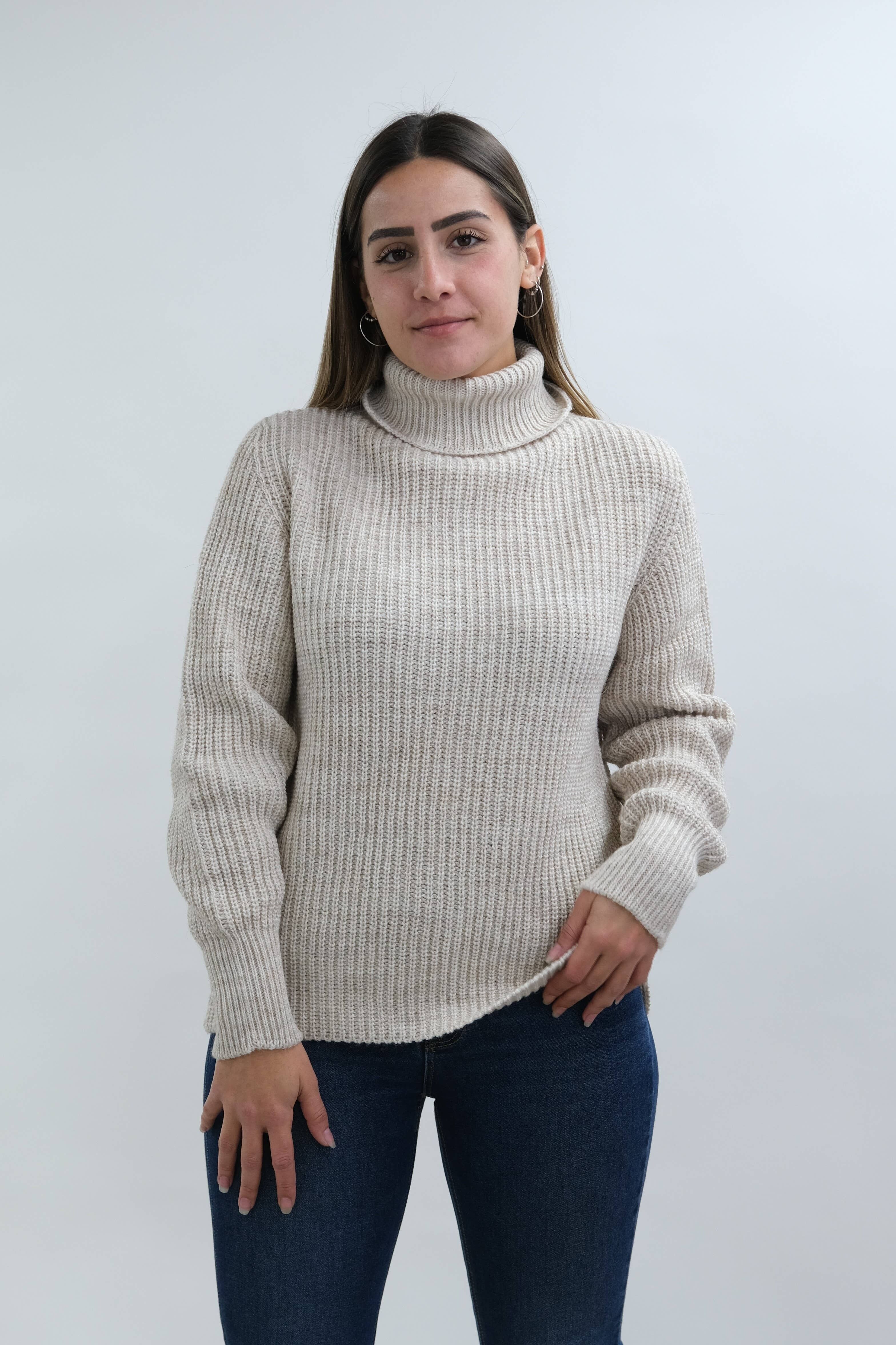 maglione a collo alto