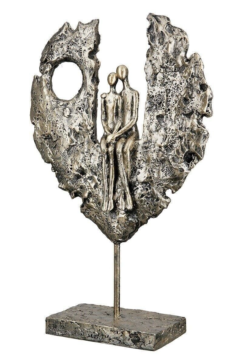 Poly Figur "Paar im Herz"