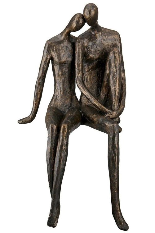 Poly Kantensitzer-Skulptur XL "Couple"