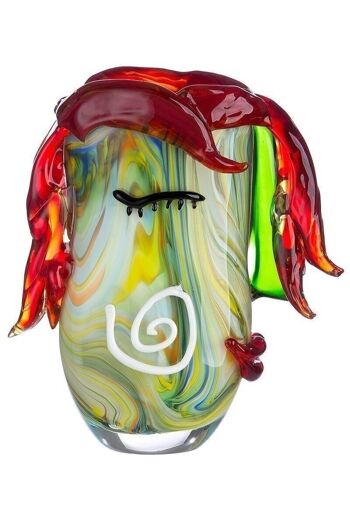 Vase d'Art en Verre "Curly" 1