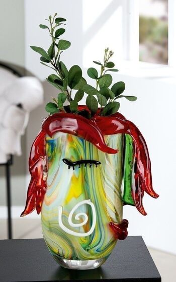 Vase d'Art en Verre "Curly" 2