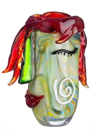 Vase d'Art en Verre "Curly" 3