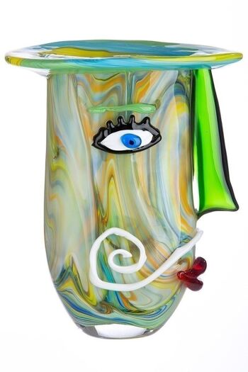 Vase d'art en verre "Platon" 1