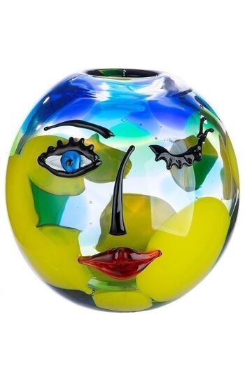 Vase d'art en verre "Novento" 1