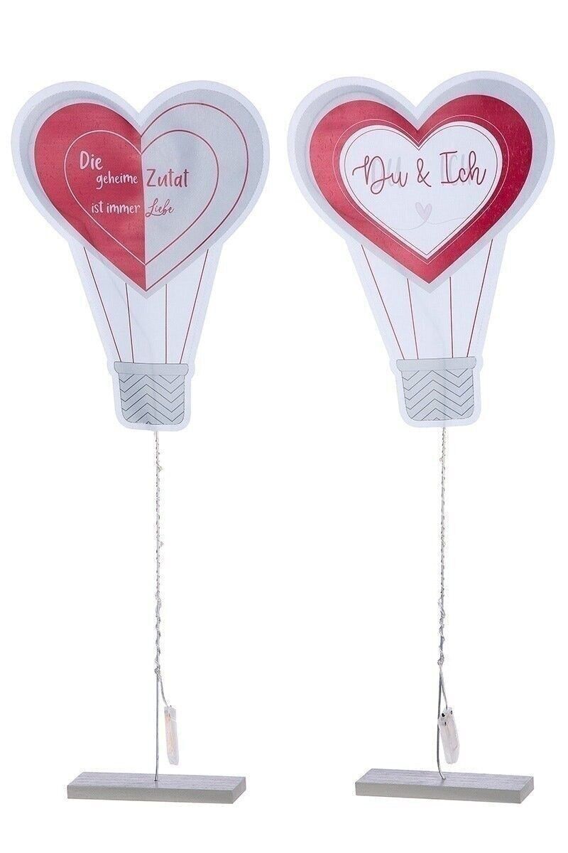Papier LED "Herzballon" VE 4 so