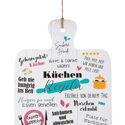 MDF hanger "kitchen rules" VE 6