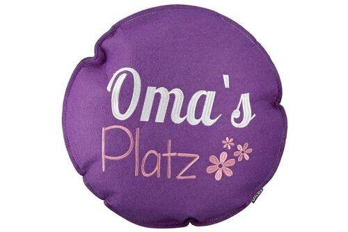 Filz Sitzkissen "Oma's Platz" VE 6