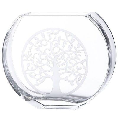 Glasart Deco Vase "Tree of Life"