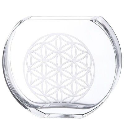 Glasart Deco Vase "Flower of Life"